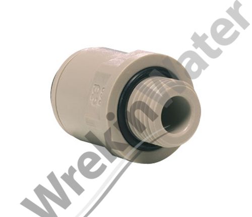 PI010812S 1/4in x 1/4in BSP with seal, John Guest Drinks Dispense Range, John Guest Connectors - click for more